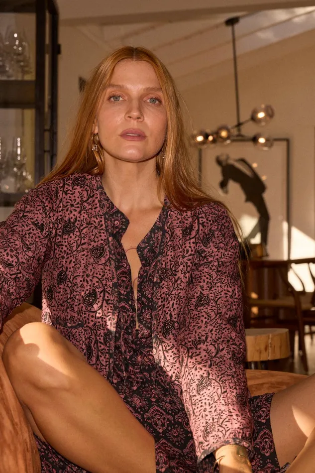 Women Natalie Martin Tops Saskia Jacket Fleurdelis Black