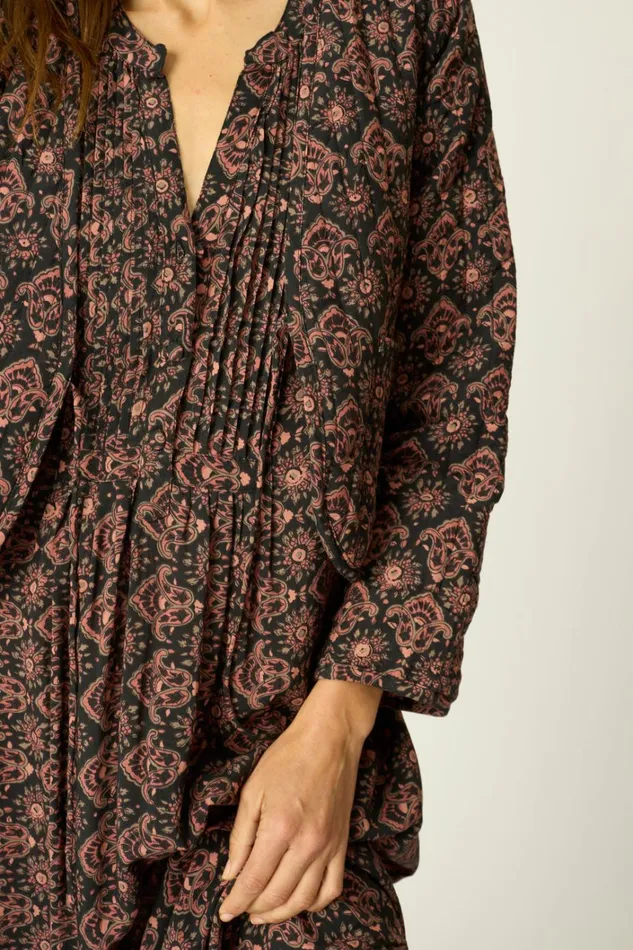 Women Natalie Martin Tops Saskia Jacket Fleurdelis Black