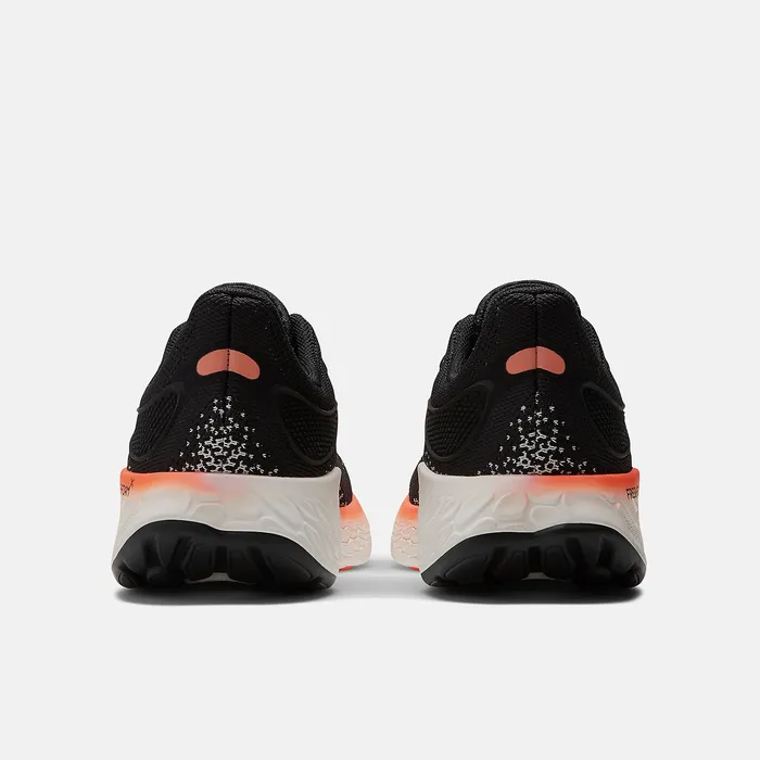Women New Balance Fresh Foam X 1080v12 Black with Neon Dragonfly and Washed Pink Walking