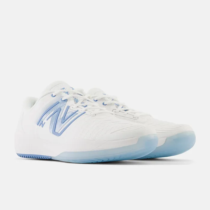 Women New Balance FuelCell 996v5 White with Navy and Hilite Tennis Women New Balance FuelCell 996v5 White with Navy and Hilite Tennis