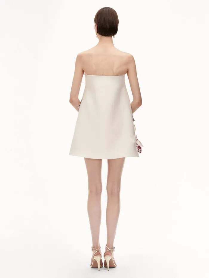 Women Oscar De La Renta Dresses Watercolor Orchid Cocktail Dress Ivory Women Oscar De La Renta Dresses Watercolor Orchid Cocktail Dress Ivory