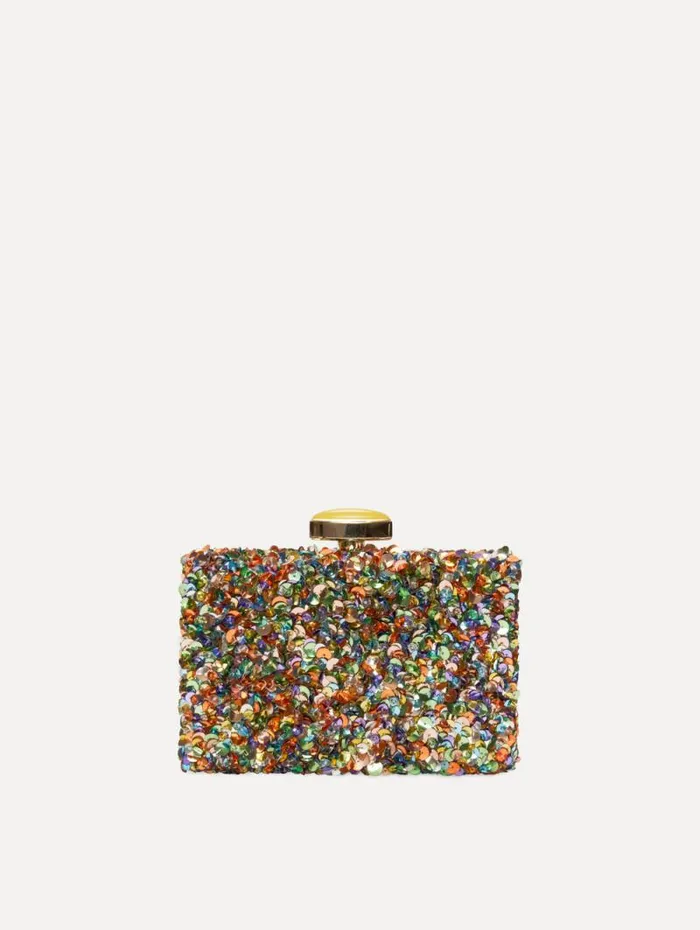 Women Oscar De La Renta Handbags Confetti Sequin Embroidered Minaudiere Rainbow Women Oscar De La Renta Handbags Confetti Sequin Embroidered Minaudiere Rainbow