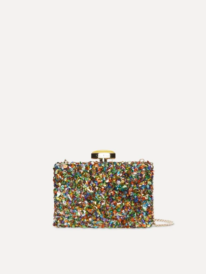 Women Oscar De La Renta Handbags Confetti Sequin Embroidered Minaudiere Rainbow Women Oscar De La Renta Handbags Confetti Sequin Embroidered Minaudiere Rainbow