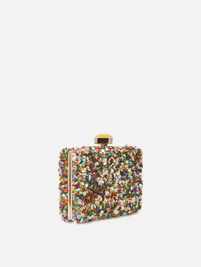 Women Oscar De La Renta Handbags Confetti Sequin Embroidered Minaudiere Rainbow Women Oscar De La Renta Handbags Confetti Sequin Embroidered Minaudiere Rainbow