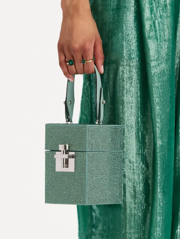 Women Oscar De La Renta Handbags Crystal Pav Alibi Top Handle Bag Sage Women Oscar De La Renta Handbags Crystal Pav Alibi Top Handle Bag Sage