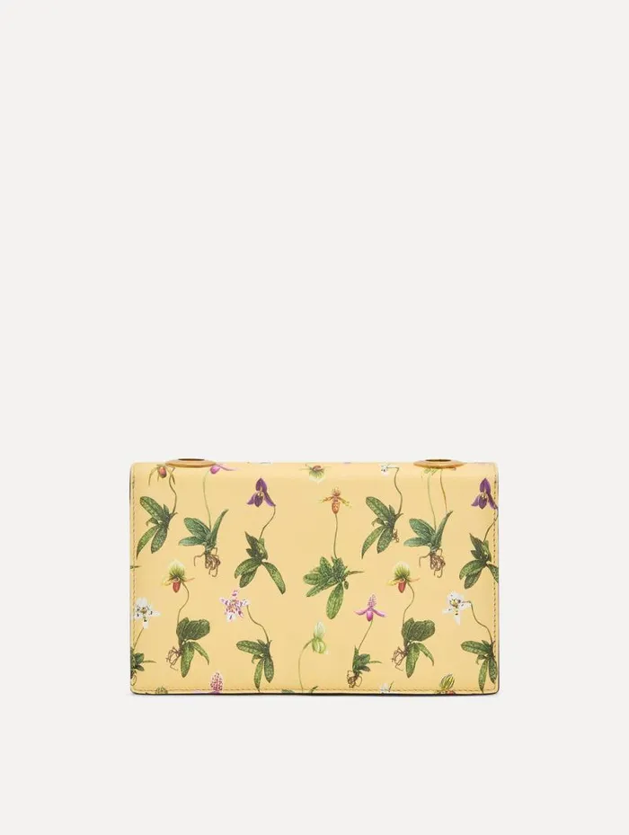 Women Oscar De La Renta Handbags Orchid Printed TRO Bag Butter Women Oscar De La Renta Handbags Orchid Printed TRO Bag Butter