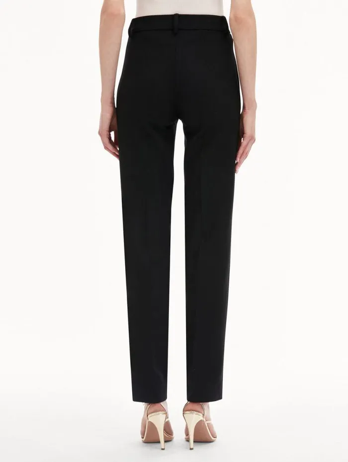 Women Oscar De La Renta Pants and Skirts Watercolor Orchid Pant Black Women Oscar De La Renta Pants and Skirts Watercolor Orchid Pant Black