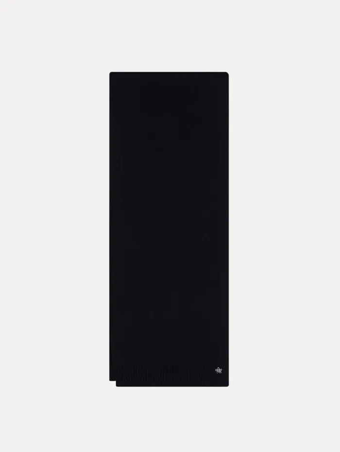 Women Oscar De La Renta Scarves O Flower Cashmere Scarf Black