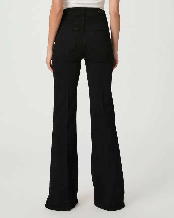 Women PAIGE Charlie Flare Jean 8211 Black Shadow Flare Women PAIGE Charlie Flare Jean 8211 Black Shadow Flare