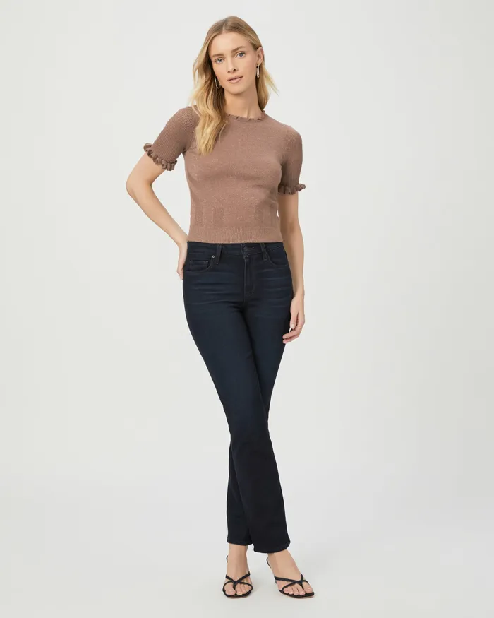 Women PAIGE Triste Top 8211 Brown Metallic Sweaters and Sweatshirts Women PAIGE Triste Top 8211 Brown Metallic Sweaters and Sweatshirts