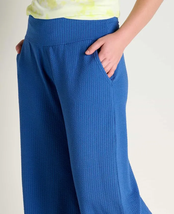 Women Pants Toad and Co Chaka Wide Leg Pant Cornflower Texture