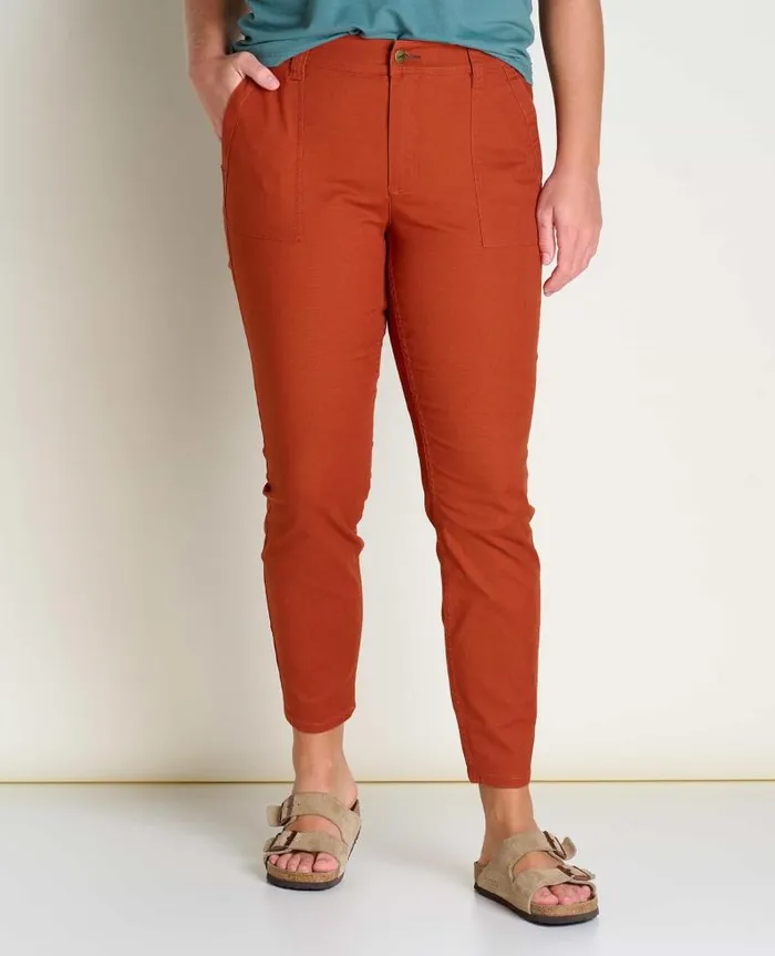 Women Pants Toad and Co Earthworks Ankle Pant Cinnamon