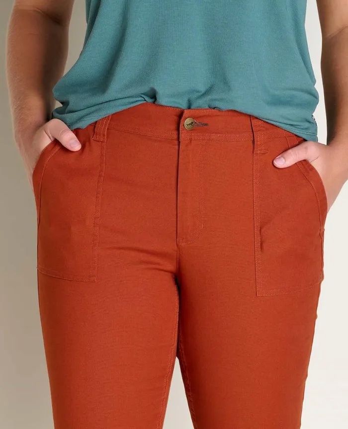 Women Pants Toad and Co Earthworks Ankle Pant Cinnamon