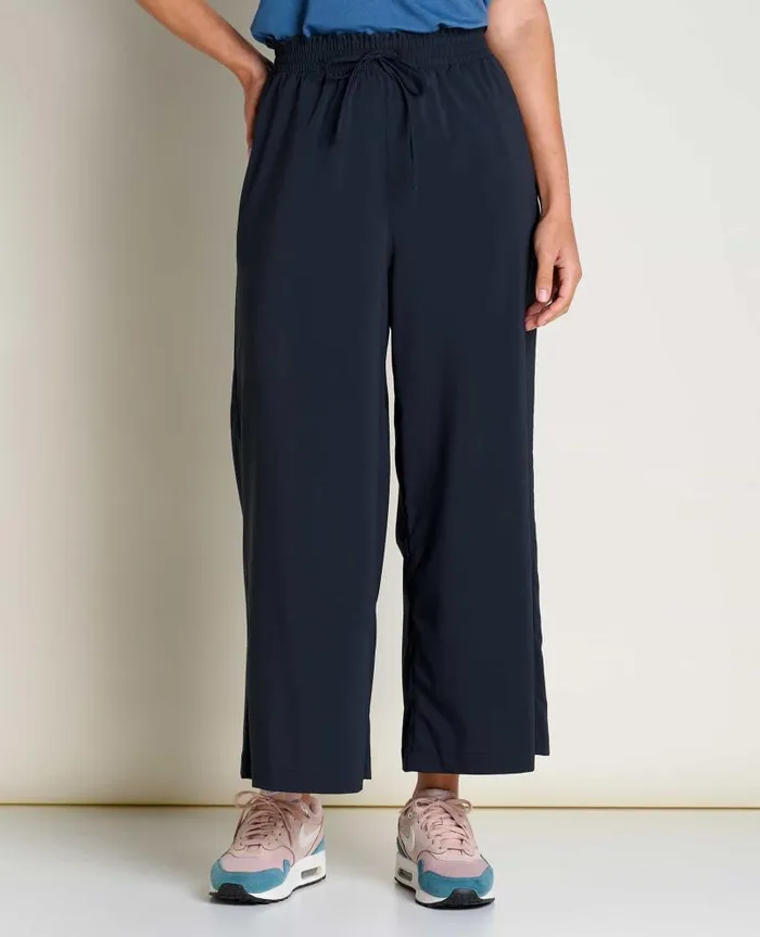 Women Pants Toad and Co Sunkissed Wide Leg Pant II Black