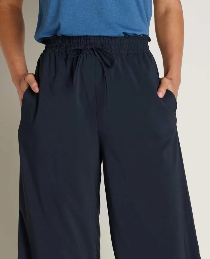 Women Pants Toad and Co Sunkissed Wide Leg Pant II Black