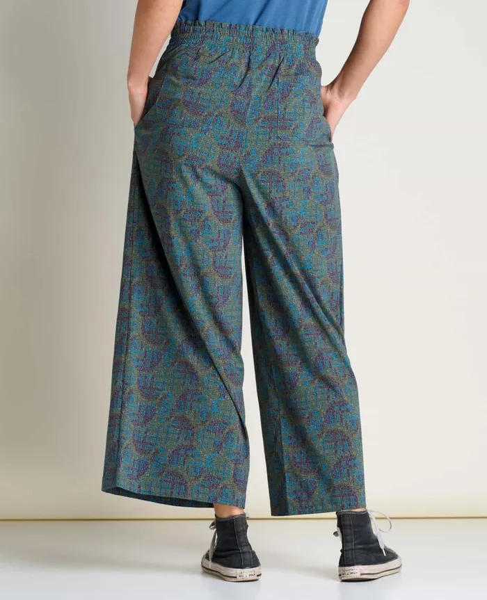 Women Pants Toad and Co Sunkissed Wide Leg Pant II Shasta Print