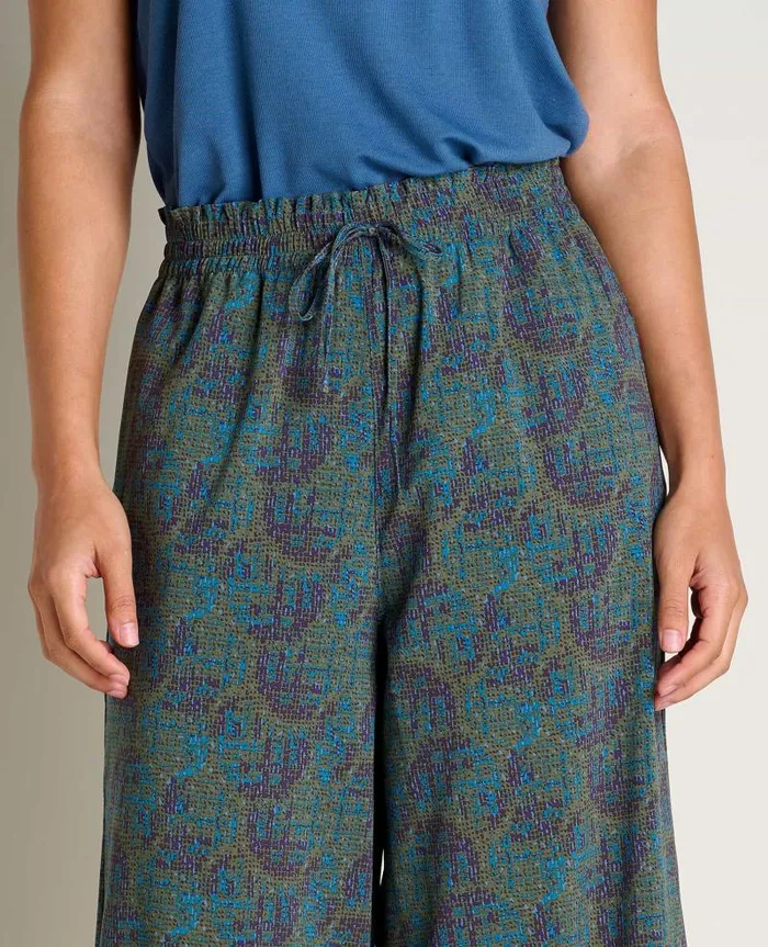 Women Pants Toad and Co Sunkissed Wide Leg Pant II Shasta Print