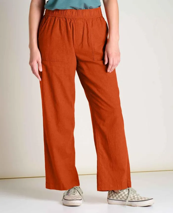 Women Pants Toad and Co Taj Hemp Pant Umber