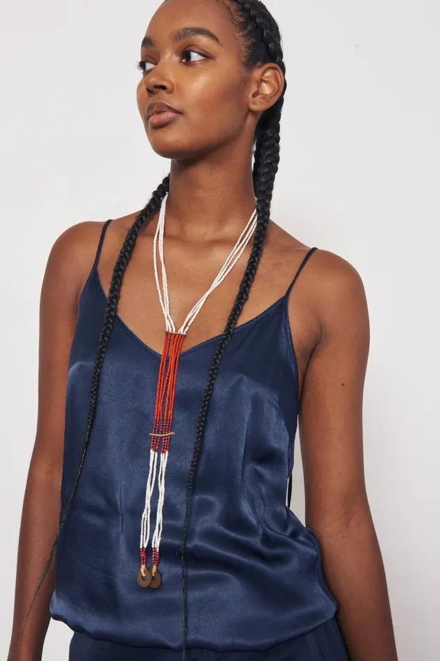 Women Pebble Satin Midnight Willow Cami Raquel Allegra Tops