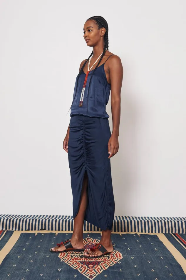 Women Pebble Satin Midnight Willow Cami Raquel Allegra Tops