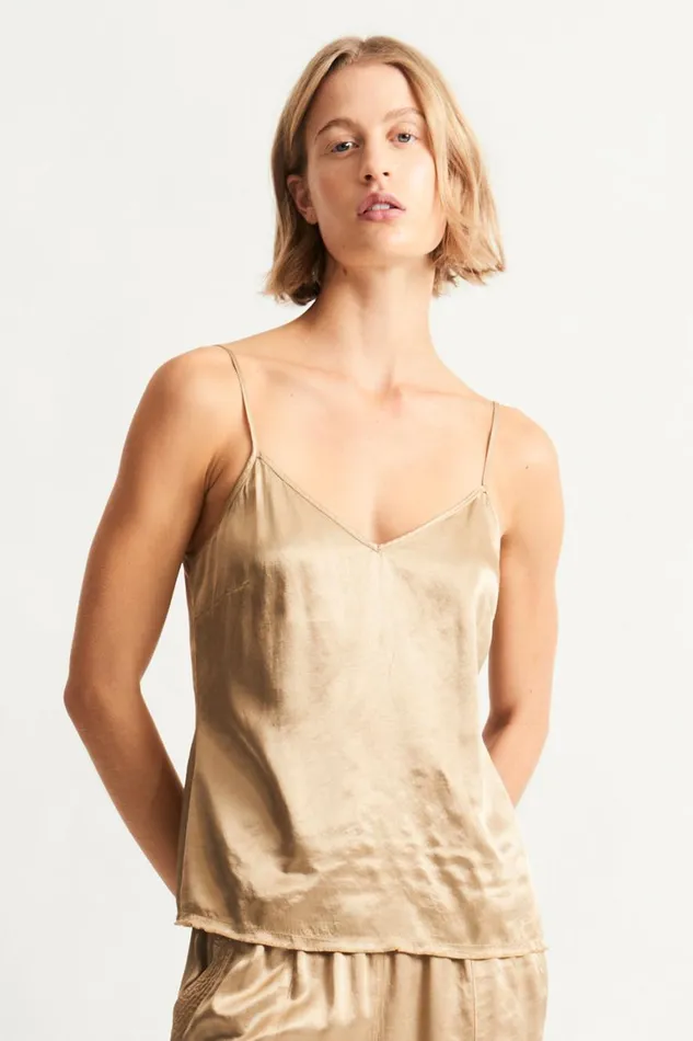 Women Pebble Satin Sand Mona Cami Raquel Allegra Dresses