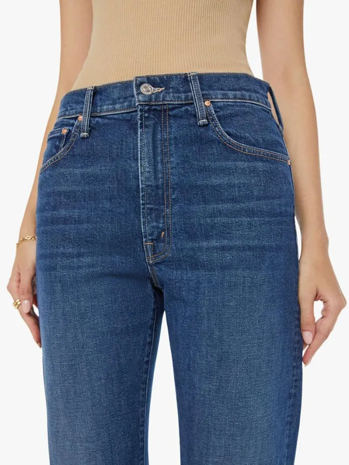Women Relaxed Mother Denim The Ditcher Zip Hover Wash Cannonball Women Relaxed Mother Denim The Ditcher Zip Hover Wash Cannonball