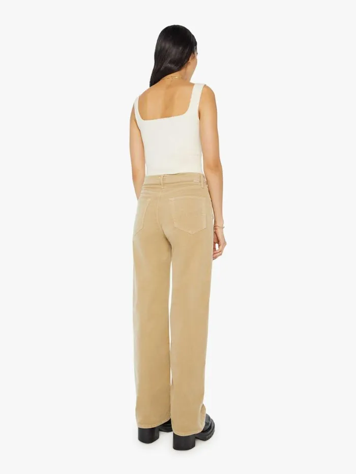 Women Relaxed Mother Denim The Dodger Sneak Taos Taupe