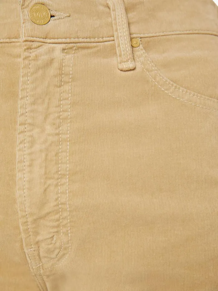 Women Relaxed Mother Denim The Dodger Sneak Taos Taupe