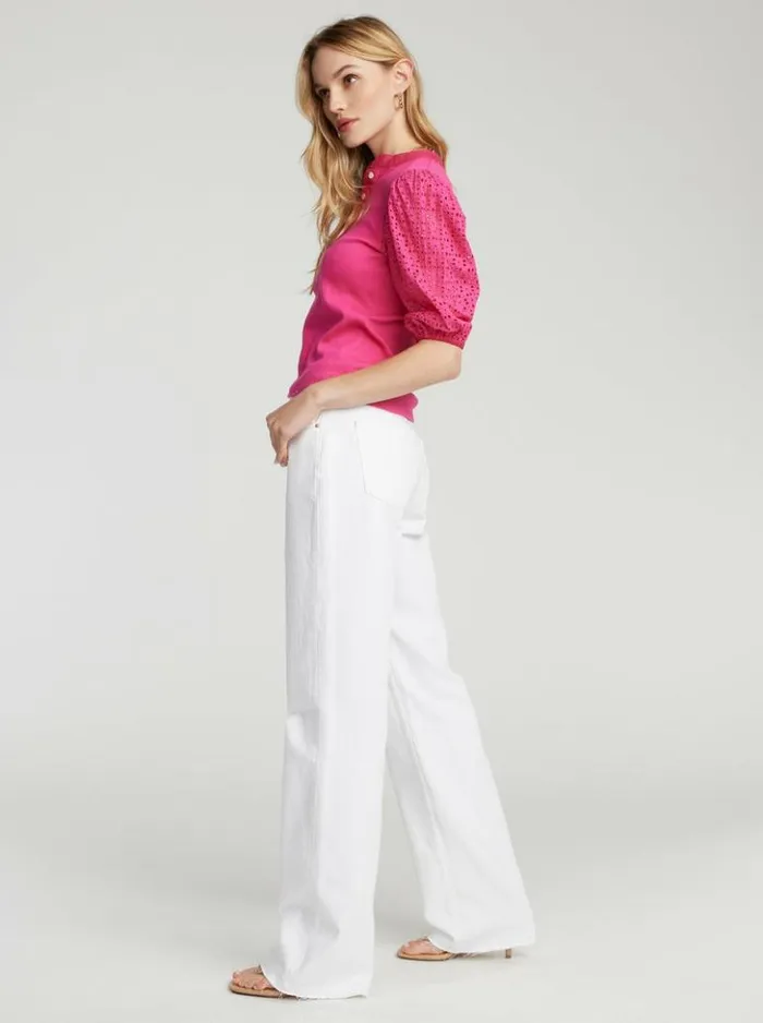 Women Robert Graham Tops Brinley Shirt Magenta
