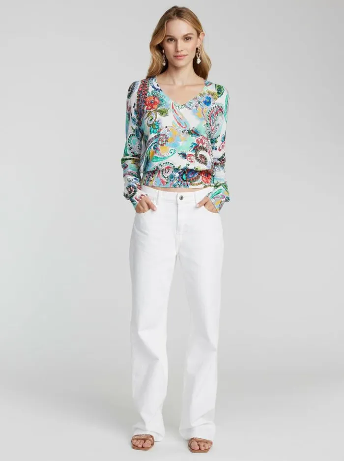 Women Robert Graham Tops Evelyn Sweater Multi
