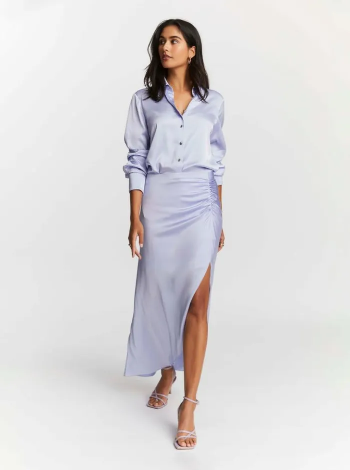 Women Robert Graham Tops Gabriela Shirt Lavender
