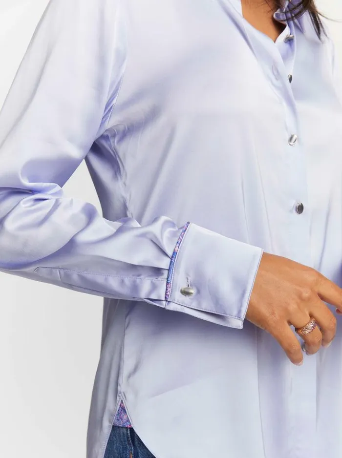 Women Robert Graham Tops Gabriela Shirt Lavender