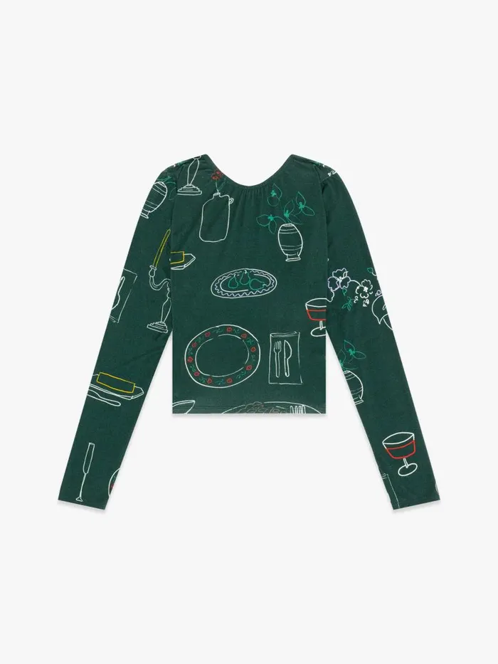 Women Rowan Top Set The Table Forest Lisa Says Gah Knit Tops Women Rowan Top Set The Table Forest Lisa Says Gah Knit Tops
