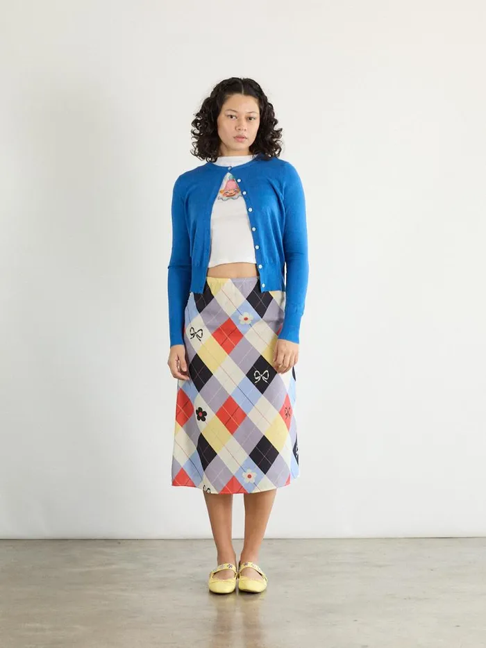 Women Sandy Midi Skirt Cirque Argyle Lisa Says Gah Skirts