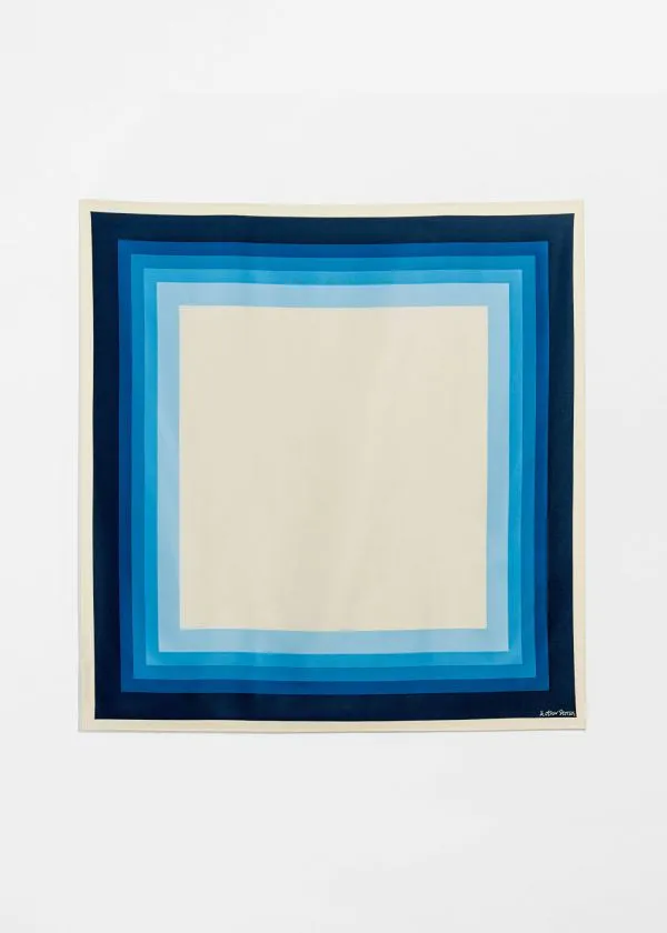 Women Scarves and Other Stories Gradient Square Scarf Blue