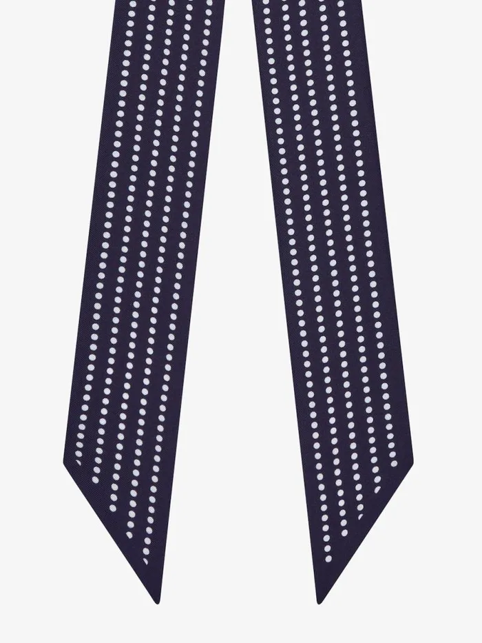 Women Scarves Givenchy Polka Dots Bandeau In Silk Navywhite Women Scarves Givenchy Polka Dots Bandeau In Silk Navywhite