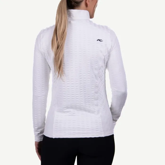 Women Sense HalfZip Lite White KJUS Midlayers and Sweaters