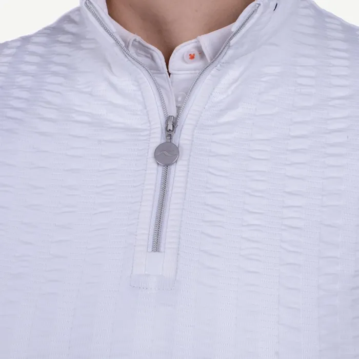 Women Sense HalfZip Lite White KJUS Midlayers and Sweaters