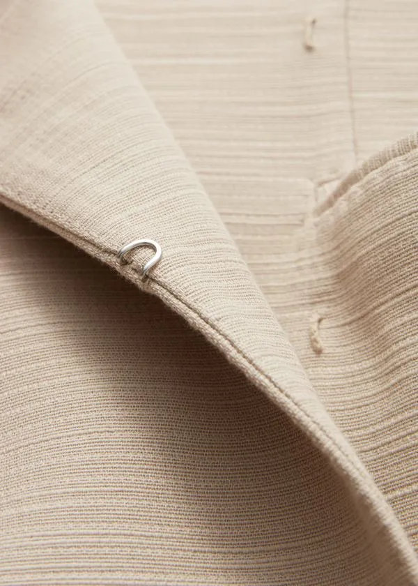 Women Sets and Suits and Other Stories PeplumWaist Blazer Beige