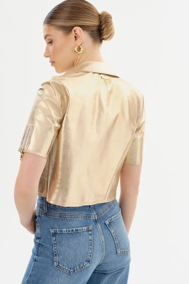 Women SEVANA Reversible Leather Jacket Winter Whitegold LAMARQUE Leather Jackets Women SEVANA Reversible Leather Jacket Winter Whitegold LAMARQUE Leather Jackets