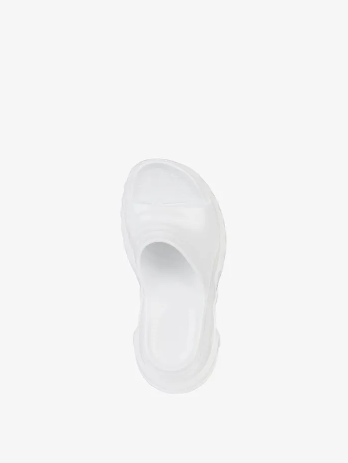 Women Shark Lock Givenchy Marshmallow Wedge Sandals In Rubber White Women Shark Lock Givenchy Marshmallow Wedge Sandals In Rubber White
