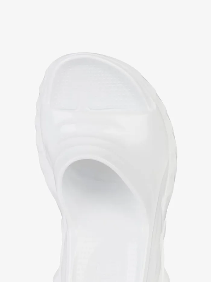 Women Shark Lock Givenchy Marshmallow Wedge Sandals In Rubber White Women Shark Lock Givenchy Marshmallow Wedge Sandals In Rubber White