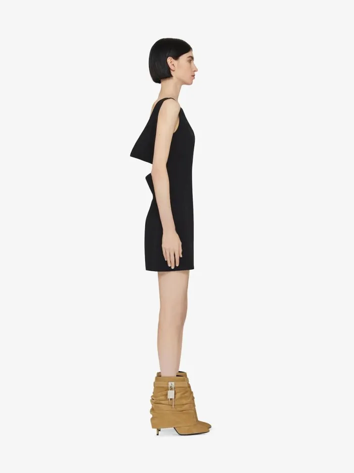 Women Shark Lock Givenchy Shark Lock Stiletto Ankle Boots In Suede Hazel