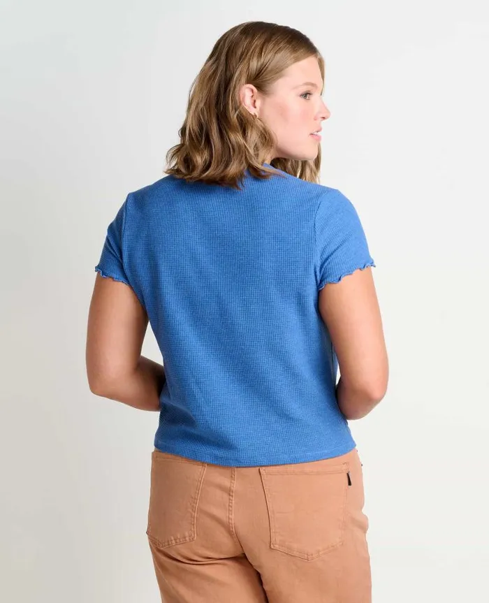 Women Shirts and Tops Toad and Co Foothill Baby Tee Cornflower
