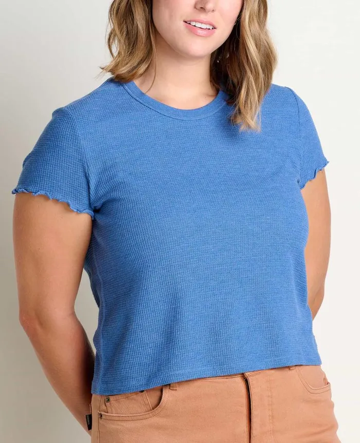 Women Shirts and Tops Toad and Co Foothill Baby Tee Cornflower