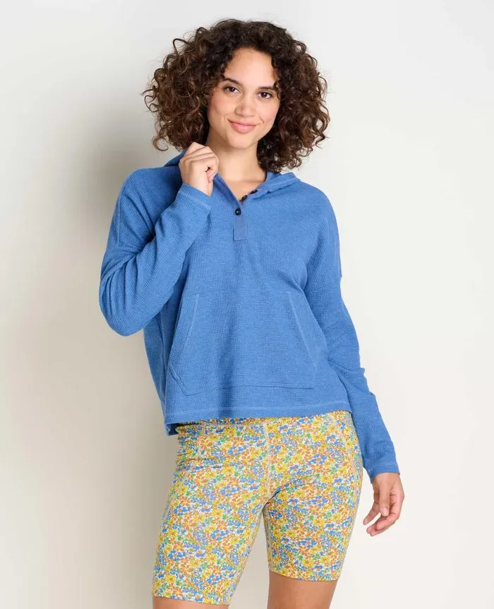 Women Shirts and Tops Toad and Co Foothill Long Sleeve Hoodie Cornflower