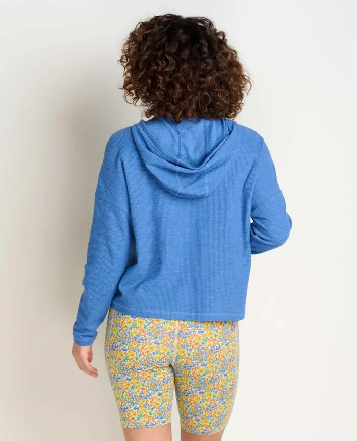 Women Shirts and Tops Toad and Co Foothill Long Sleeve Hoodie Cornflower