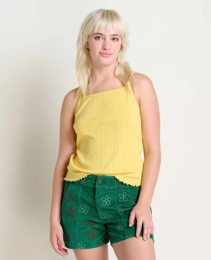 Women Shirts and Tops Toad and Co Foothill Pointelle Tank Chamomile
