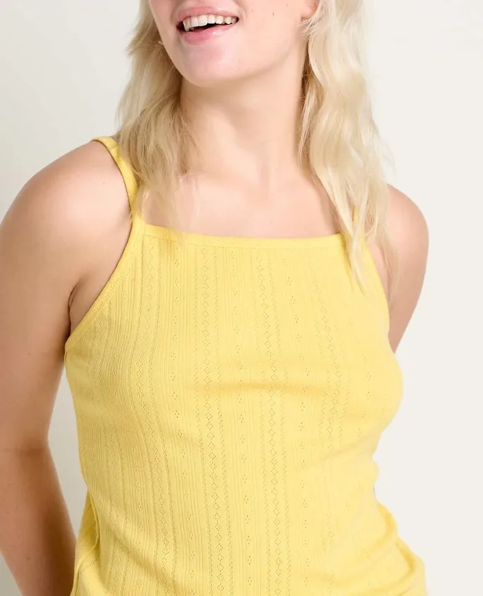 Women Shirts and Tops Toad and Co Foothill Pointelle Tank Chamomile