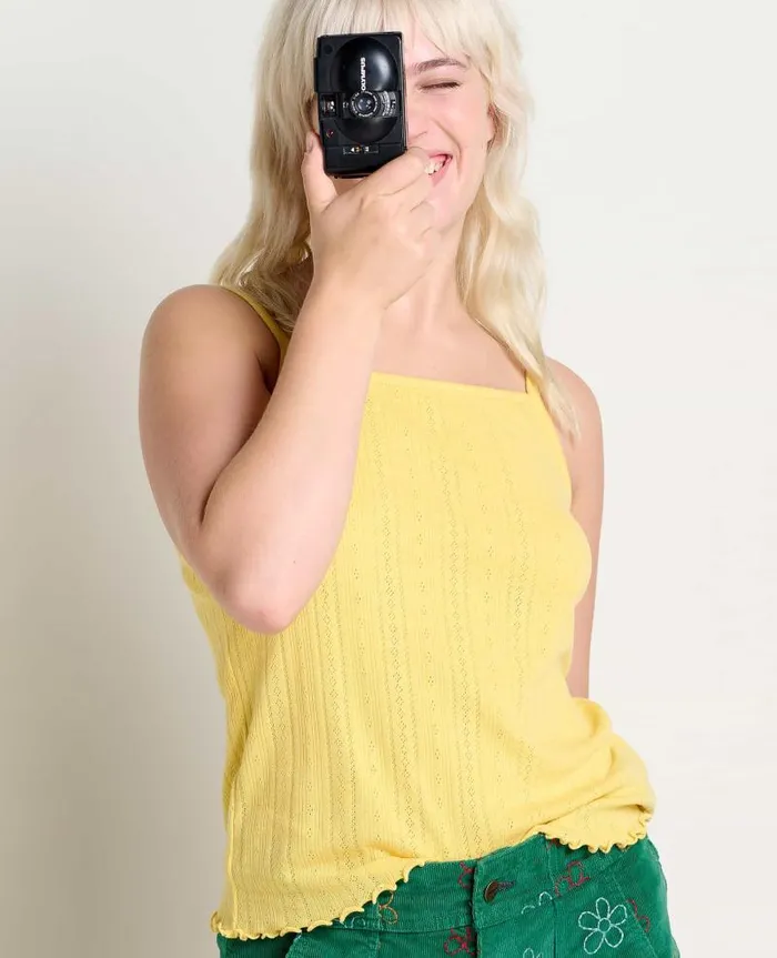 Women Shirts and Tops Toad and Co Foothill Pointelle Tank Chamomile